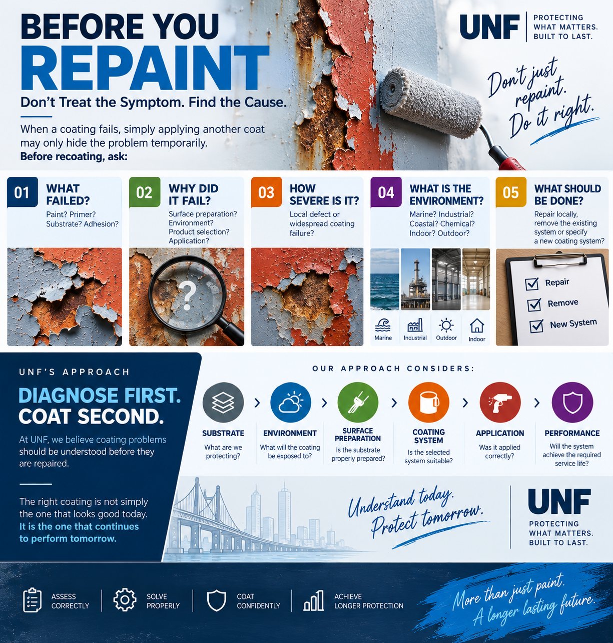 Before you repaint — UNF infographic